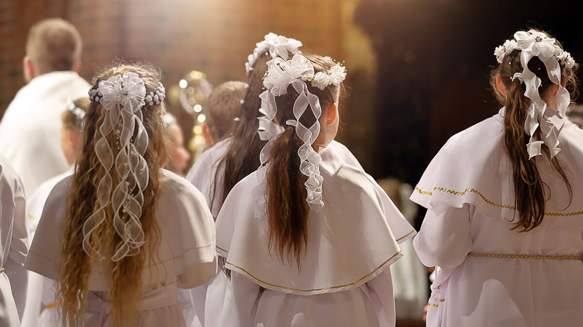 Sesja zdjęciowa na Komunię